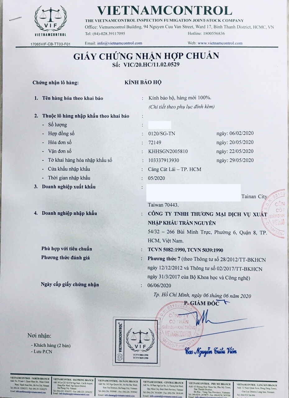 Chứng nhân hợp chuẩn 0120-chinh Chứng nhận hợp chuẩn